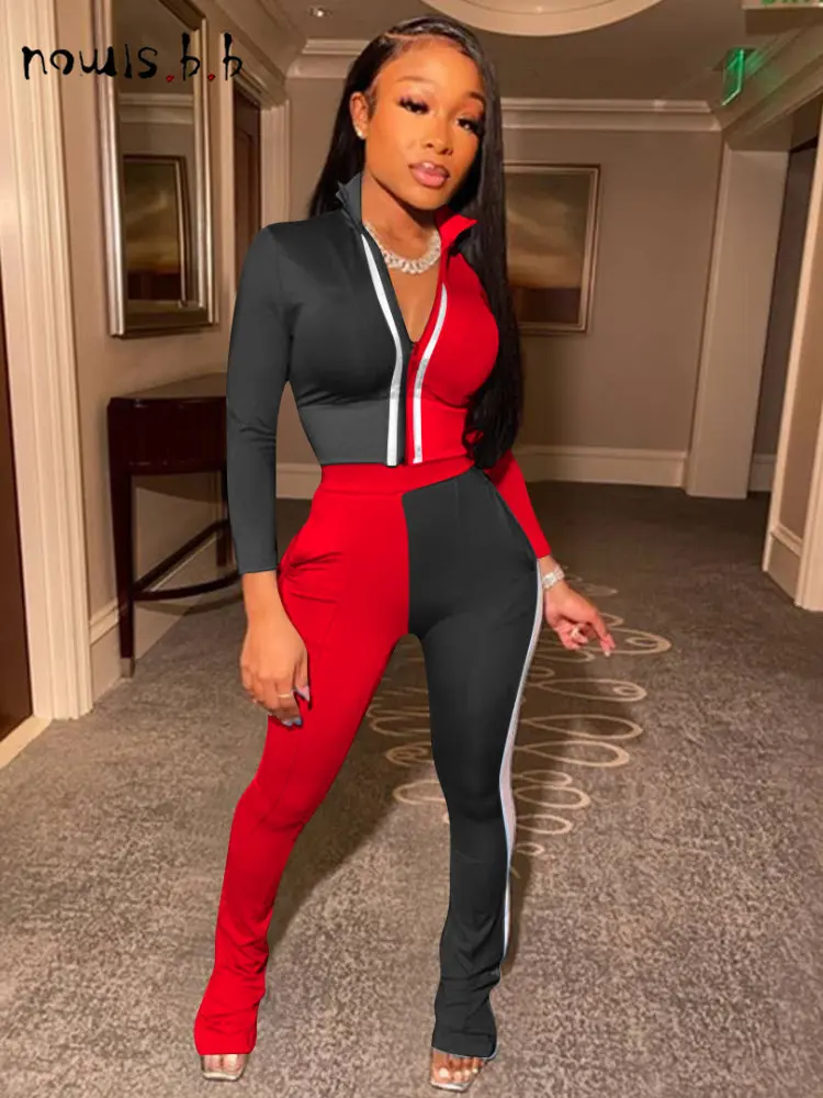 nowisbb tracksuit two piece sets womens